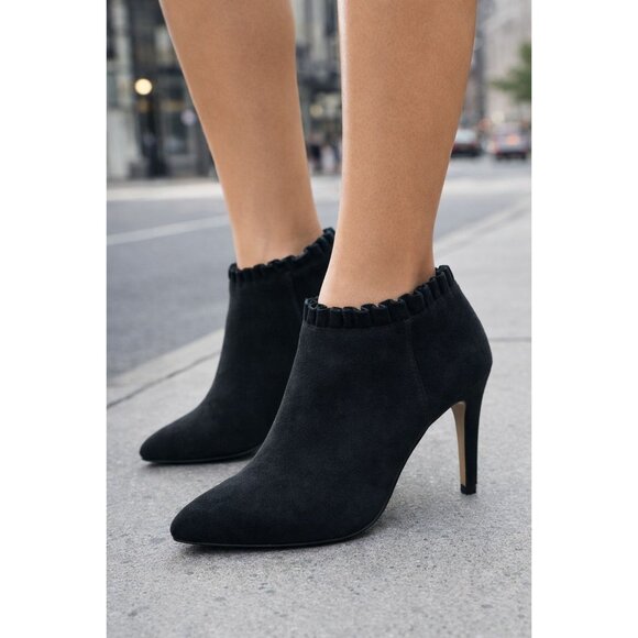 Banana Republic Shoes - Banana Republic Sydney ruffle bootie Size 7.5 Office Wear Date Night Modern City